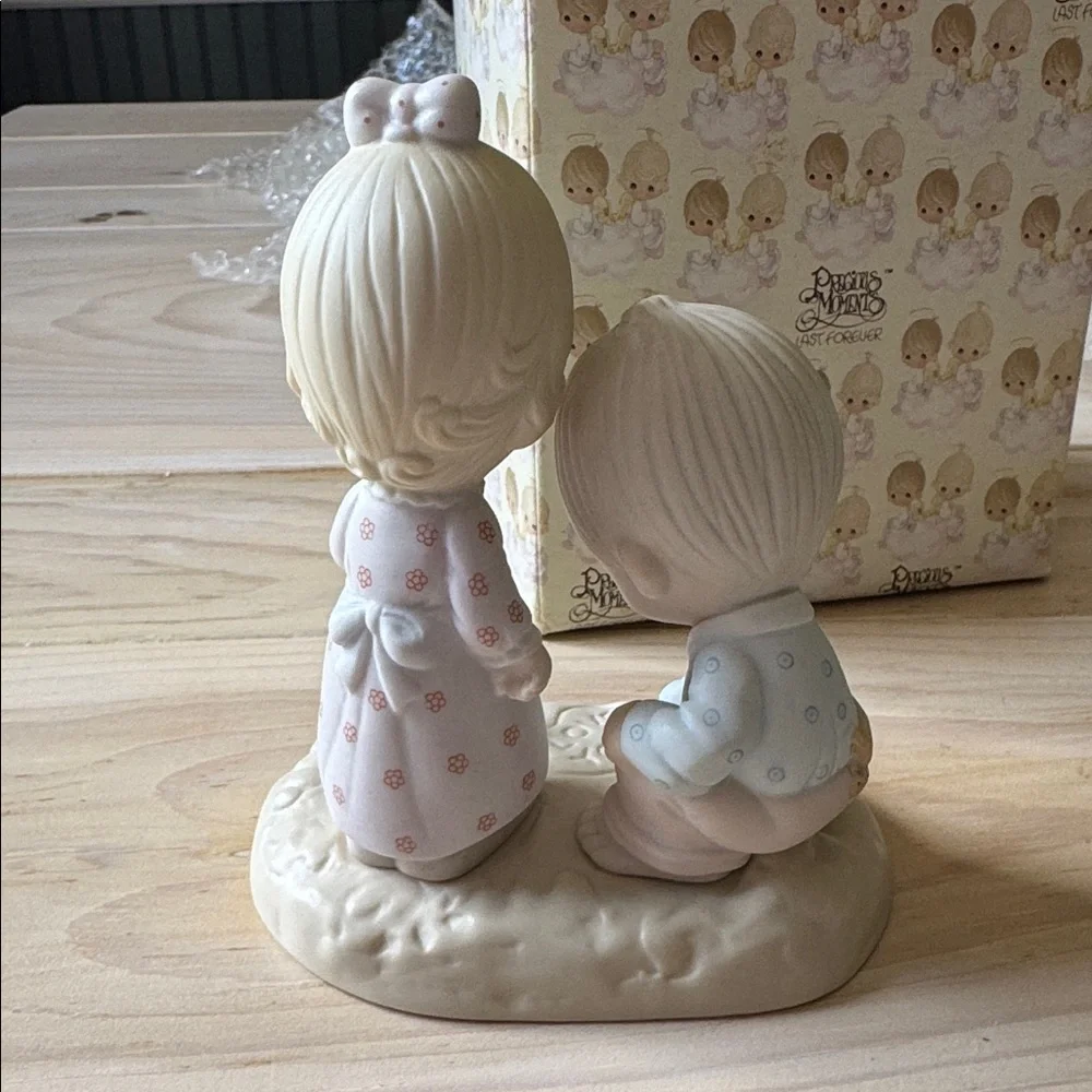 Precious Moments Porcelain Figurine “Thou Art Mine” Model #E-3113
